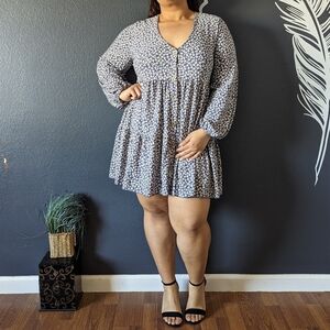 Lovely Melody Floral Long Sleeve Dress